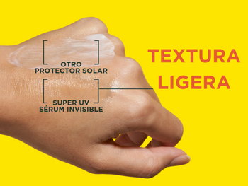 Protector solar textura ligera y no grasosa