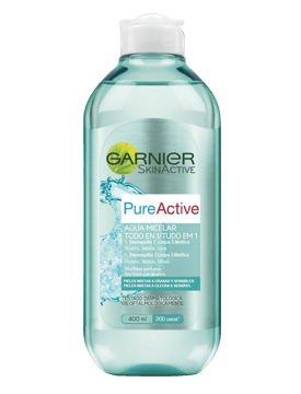 Agua micelar Garnier SkinActive pure active piel mixta y grasa 400