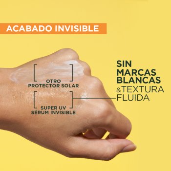 Garnier SUPER UV bloqueador  fluido para rostro​