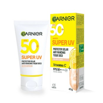 Garnier SUPER UV bloqueador solar con color claro