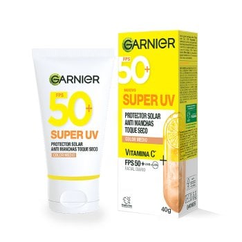 Garnier SUPER UV protector solar tono medio​