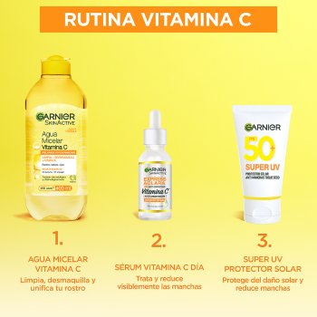 Rutina skincare anti manchas con vitamina c​