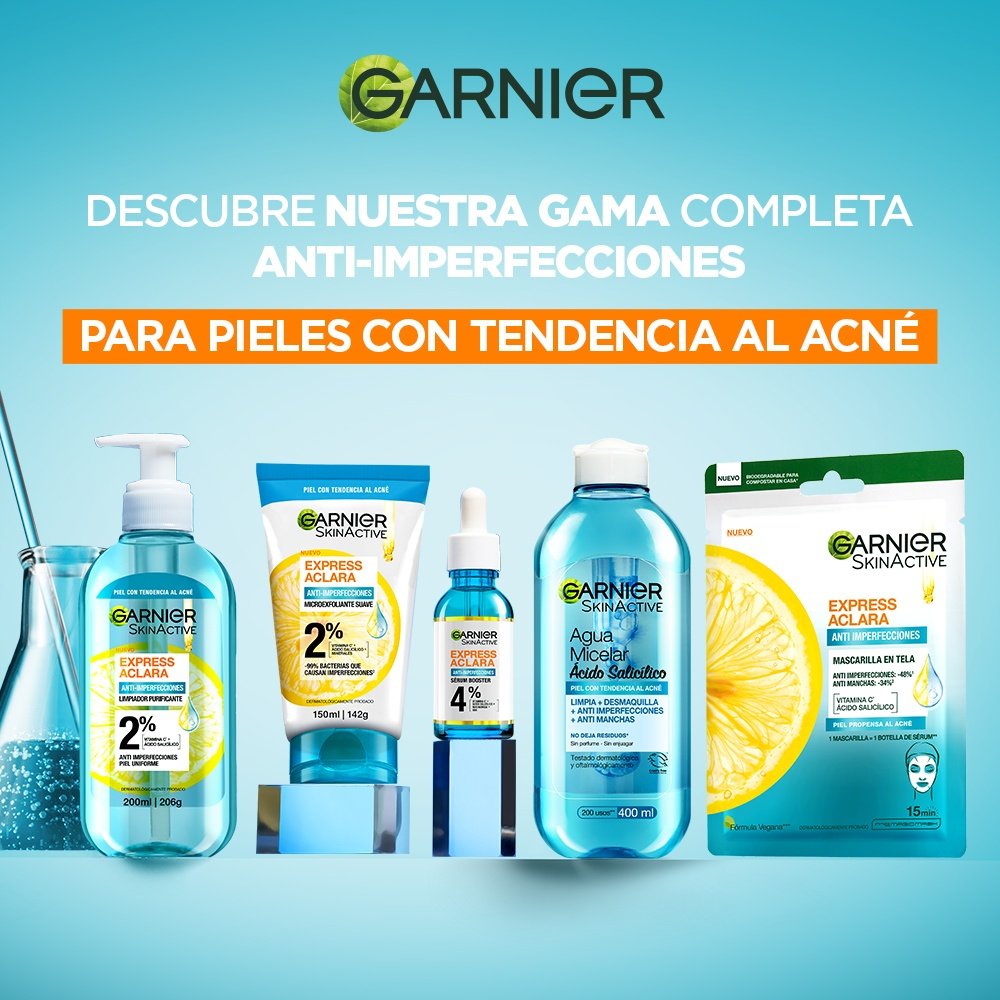Imagen 8 gama completa anti imperfecciones Garnier Express Aclara