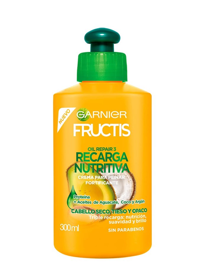 Crema Para Peinar Fructis Recarga Nutritiva De Garnier